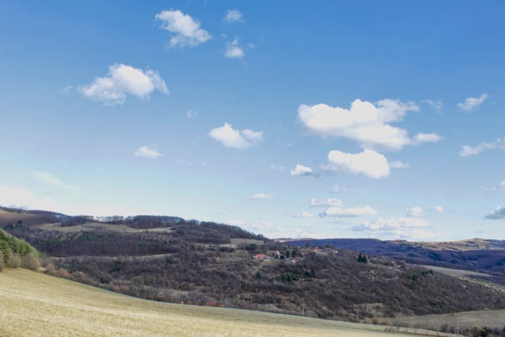 Kamenec. Pohľad na Drieňovský štál. (r.2021/Canonsp.)