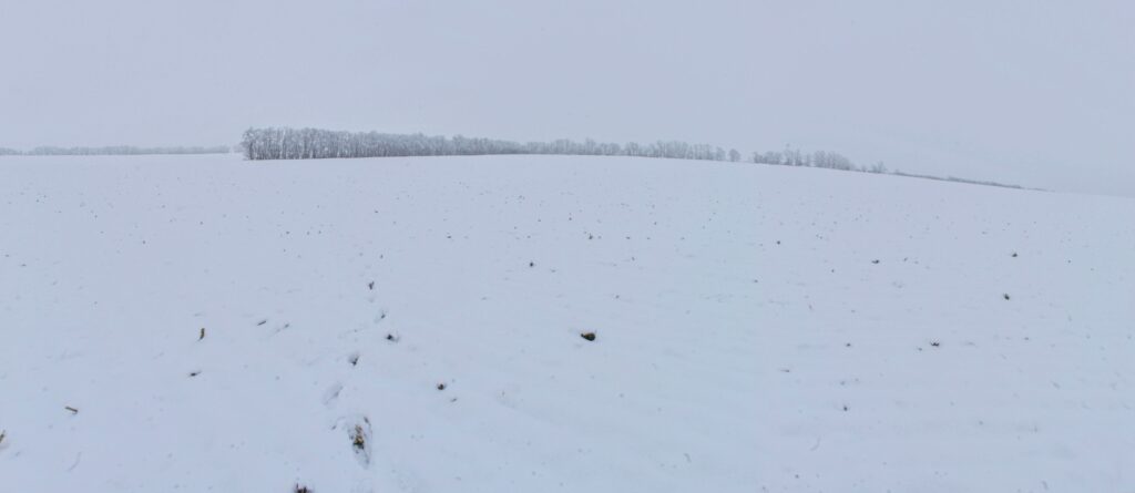 Od dediny. Zimná krajina. (r.2021/Canonsp.)